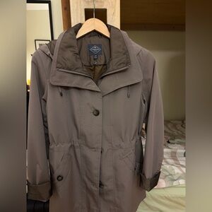 Women's Taupe St.Johsn Hooded Jacket